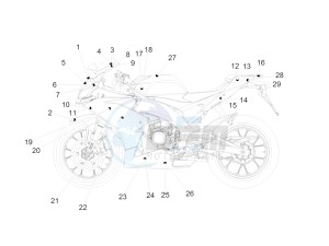 RS4 125 4T drawing Decal