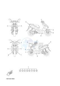 NS50F AEROX 4 (1GB1 1GB1 1GB1 1GB1 1GB1) drawing GRAPHIC & EMBLEM