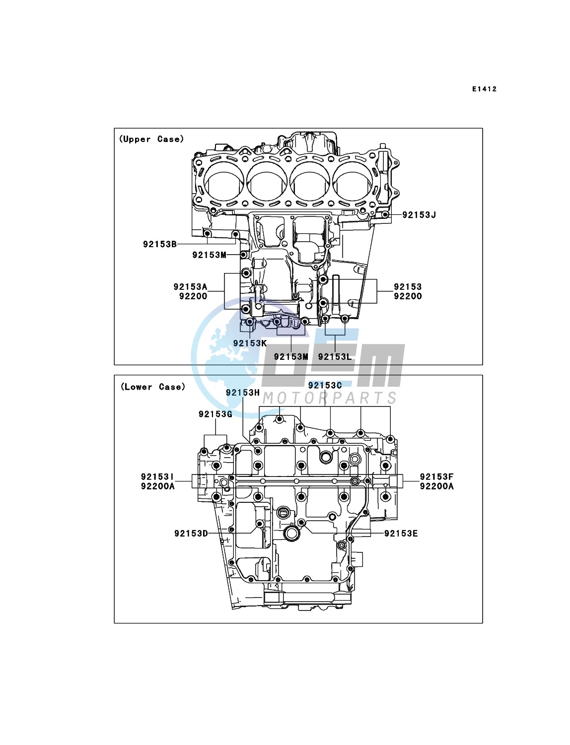 Crankcase Bolt Pattern