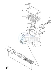 LT-F400 (E24) drawing FRONT MASTER CYLINDER