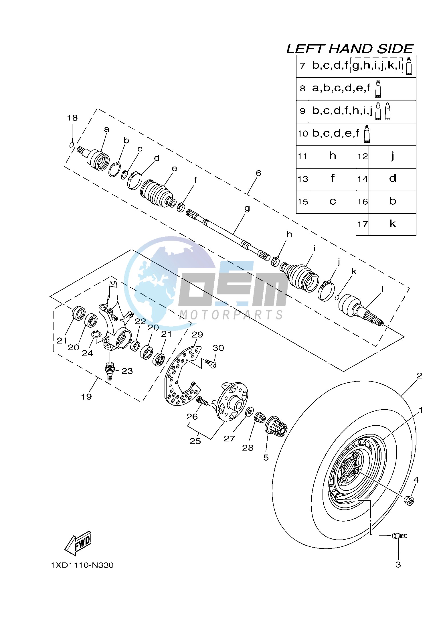 FRONT WHEEL