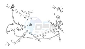 GPR RACING - 50 CC VTHGR1D1A EU2 drawing REAR BRAKING SYSTEM