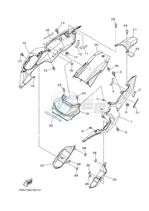 MT07A MT-07 ABS 700 (1XB1 1XB2) drawing SIDE COVER