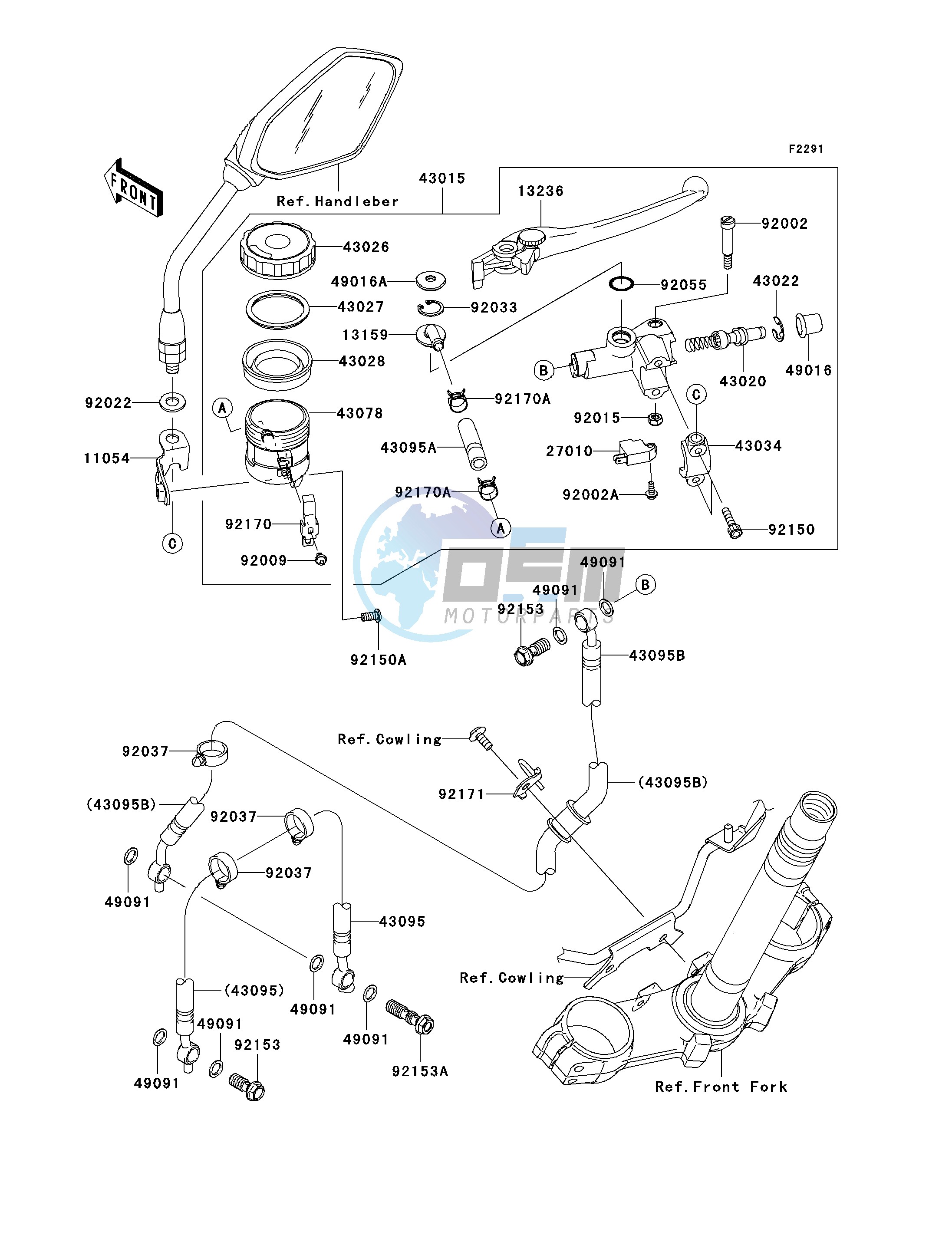 FRONT MASTER CYLINDER