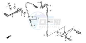 CBR1000RR drawing PEDAL