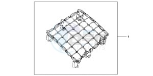 NC700XD NC700X 2ED drawing RUBBER NET A