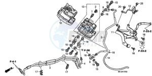 CBR600RAA Korea - (KO / ABS) drawing FRONT VALVE UNIT (CBR600RA)