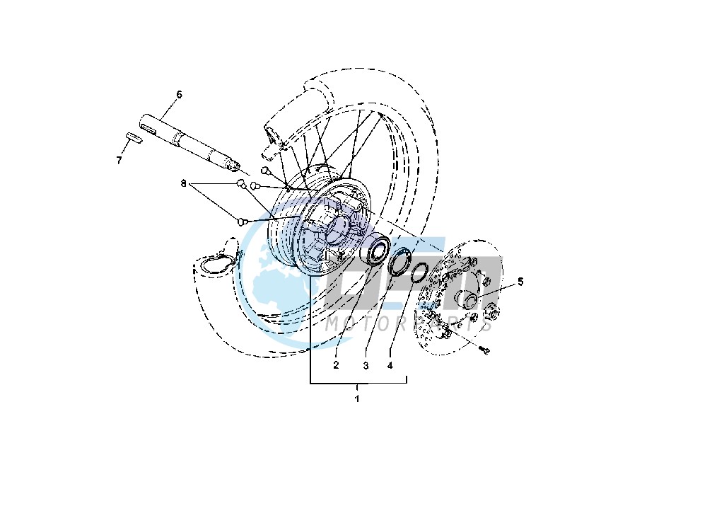 FRONT WHEEL 2 TRAC