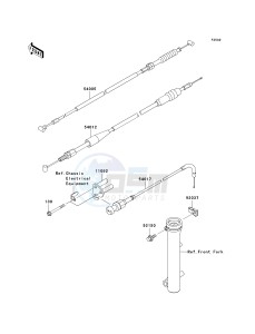 KLX 110 A (KLX110 MONSTER ENERGY) (A6F-A9FA) A7F drawing CABLES