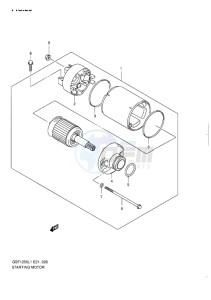 GSF-1250 BANDIT EU drawing STARTING MOTOR