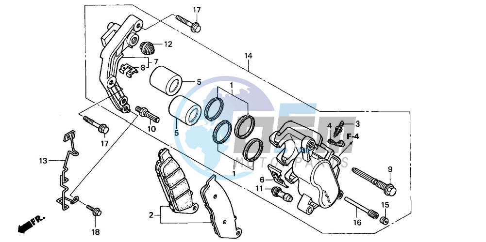 FRONT BRAKE CALIPER