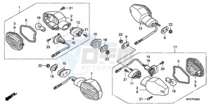 CB600FA39 Spain - (SP / ABS ST) drawing WINKER