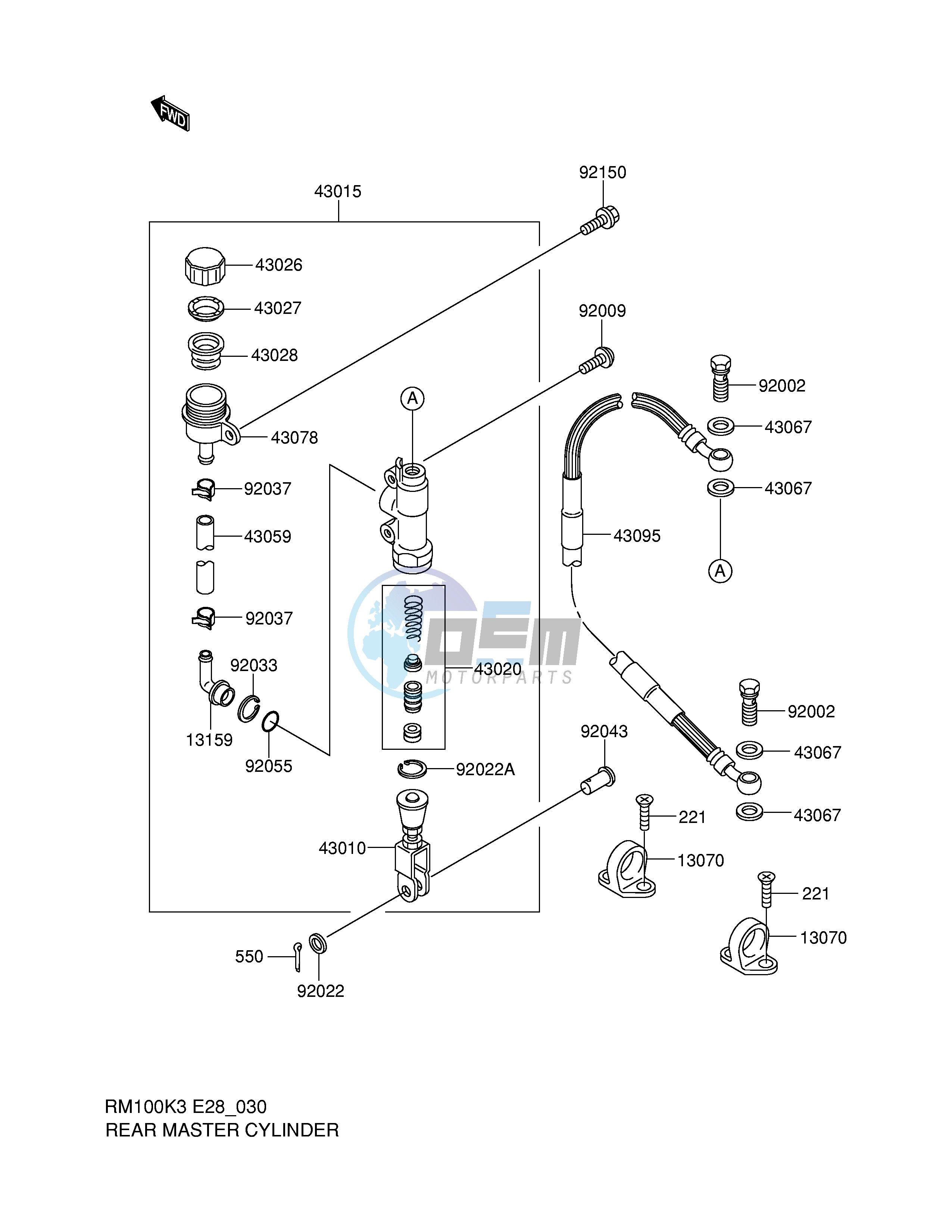 REAR MASTER CYLINDER