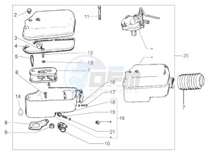 PX 150 2T NOABS E3 (EMEA, APAC, LATAM) drawing Air filter