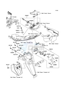 ER-6n ER650A6S GB XX (EU ME A(FRICA) drawing Taillight(s)