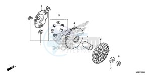 SH125AD SH125i UK - (E) drawing DRIVE FACE