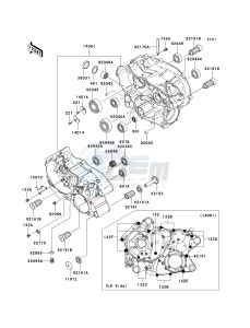 KVF 360 B [PRAIRIE 360] (B6F-B9F) B8F drawing CRANKCASE