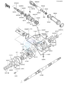 KLF 185 A [BAYOU 185] (A2-A4) [BAYOU 185] drawing DRIVE SHAFT_FINAL GEAR