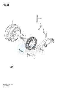 VL800 (E2) VOLUSIA drawing MAGNETO