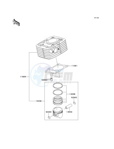 BR 125 B [WIND 125] (B2) B2 drawing CYLINDER_PISTON-- S- -