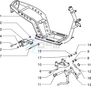 Sfera RST 125 drawing Driving pulley