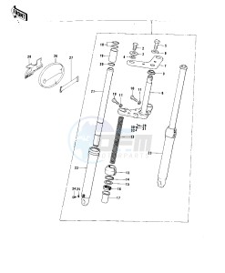 KD 80 A [KD80] (A1-A2) [KD80] drawing FRONT FORK