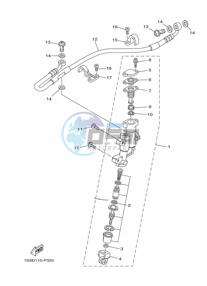 REAR MASTER CYLINDER