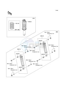 KAF 950 G [MULE 4010 TRANS4X4 DIESEL] (G9F-GAF) GAF drawing SHOCK ABSORBER-- S- -