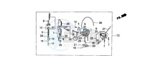 SZX50S X8R-S drawing CARBURETOR