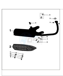 KISBEE A NX drawing EXHAUST