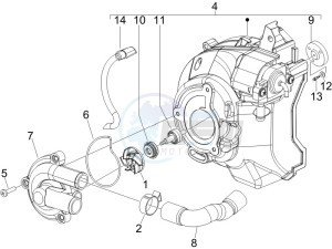 Runner 200 VXR 4t drawing Cooler pump