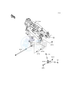 NINJA_250SL BX250AFS XX (EU ME A(FRICA) drawing Engine Mount