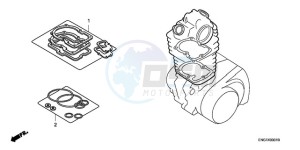 CBR125RW9 UK - (E) drawing GASKET KIT A