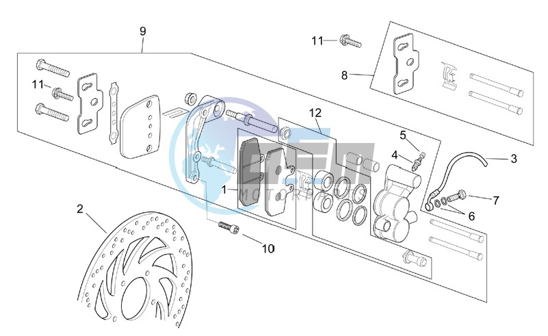 Front caliper