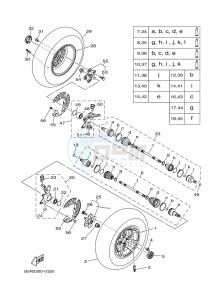 YFM450FWBD KODIAK 450 (B5R2) drawing FRONT WHEEL