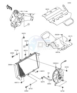 Z1000 ZR1000FEFA FR GB XX (EU ME A(FRICA) drawing Radiator