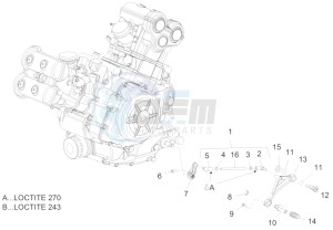 ETV 1200 Caponord Rally USA USA drawing Gear lever