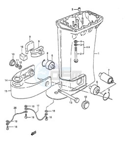 DT 65 drawing Drive Shaft Housing