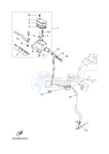 YZF-R125 R125 (5D78 5D78 5D78 5D78) drawing FRONT MASTER CYLINDER