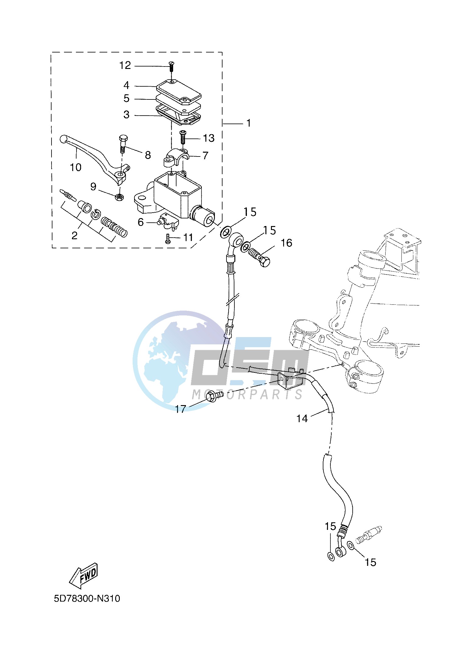 FRONT MASTER CYLINDER