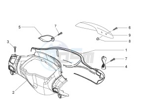 NRG 50 power DT drawing Handlebars - Master cilinder