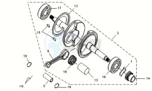 VS 125 drawing CRANKSHAFT / PISTON / PISTON RING