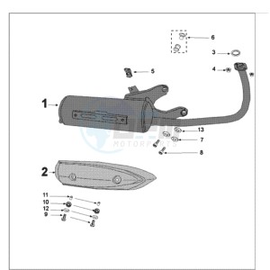 KISBEE MX A drawing EXHAUST