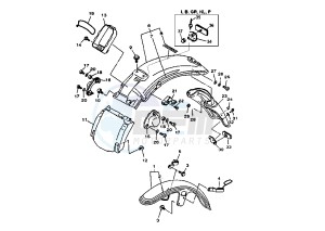 XV VIRAGO 535 drawing FENDER MY97