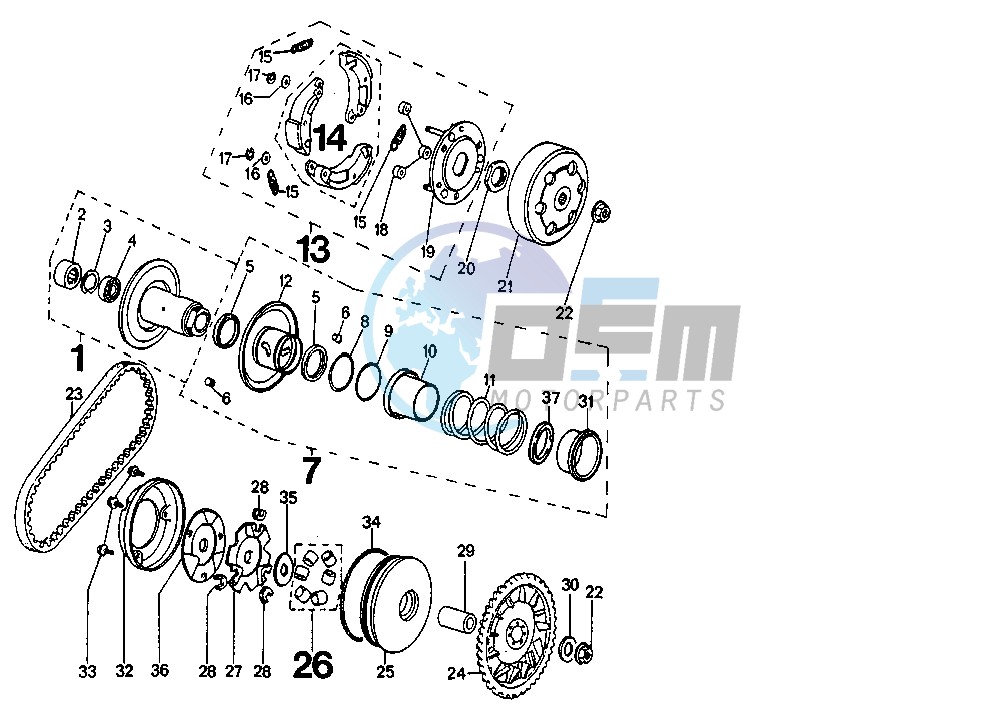 CLUTCH FOR PUMP KEIHIN