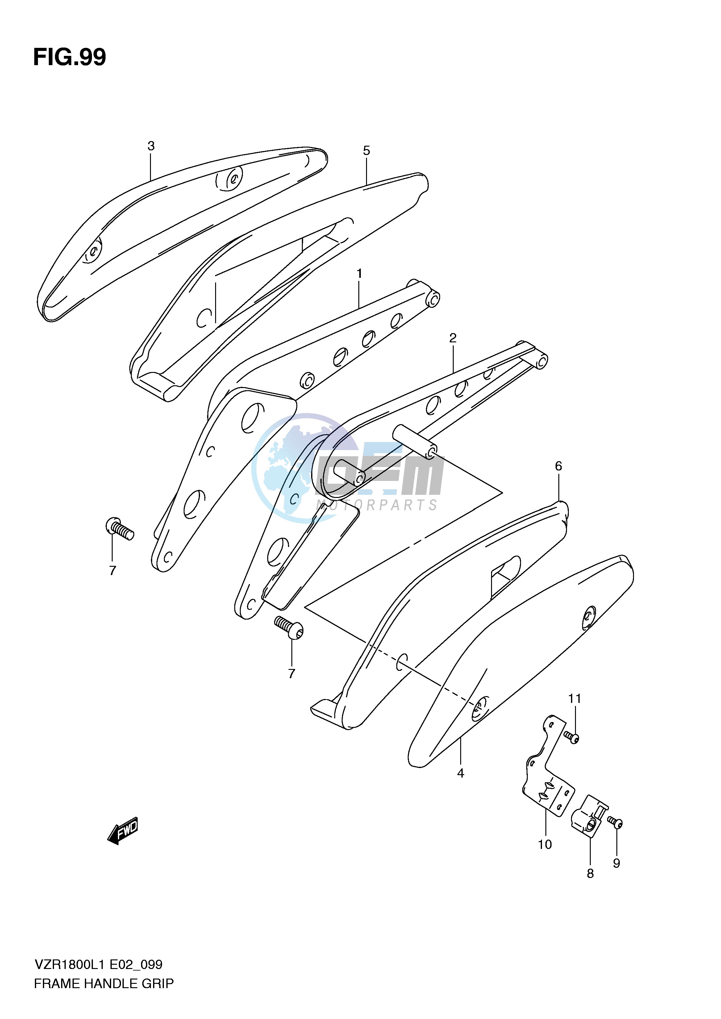 FRAME HANDLE GRIP (VZR1800ZL1 E2)