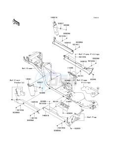 KAF 620 R [MULE 4010 TRANS4X4] (R9F-RAFA) RAFA drawing SIDE COVERS_CHAIN COVER