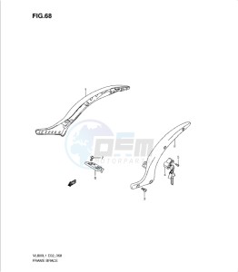 VL800 drawing FRAME BRACE