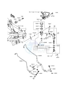 NINJA_250SL_ABS BX250BFF XX (EU ME A(FRICA) drawing Rear Master Cylinder