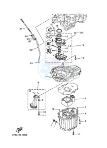 FL250BETX drawing VENTILATEUR-DHUILE